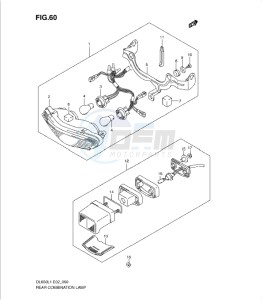 DL650 drawing REAR COMBINATION LAMP