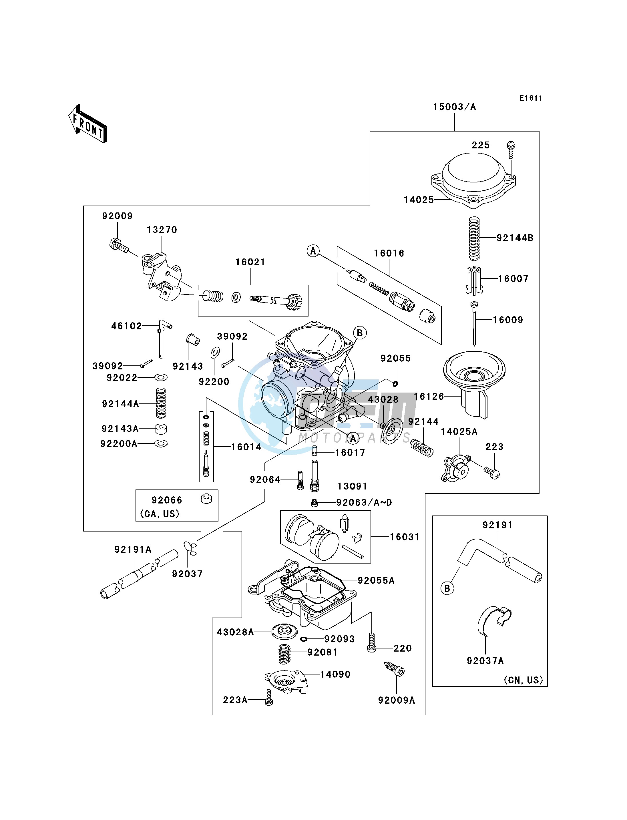 CARBURETOR --  - VNT50AE045285- -