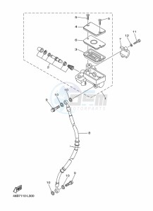 XV250 XV250M (BJP3) drawing FRONT MASTER CYLINDER