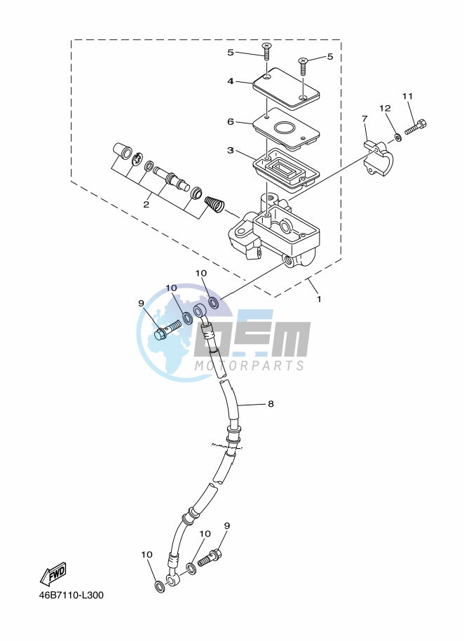 FRONT MASTER CYLINDER