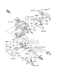 VN1700_VOYAGER_ABS VN1700BCF GB XX (EU ME A(FRICA) drawing Side Covers/Chain Cover