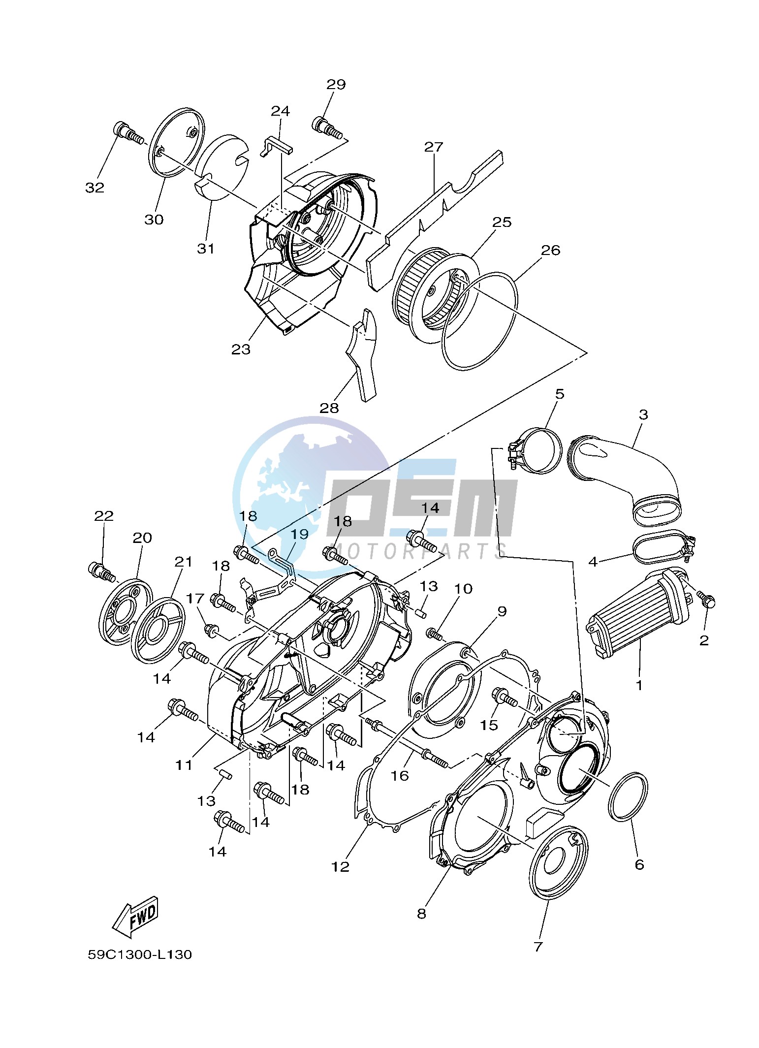 CRANKCASE COVER 2