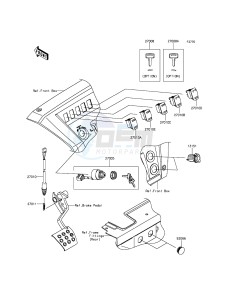 MULE PRO-DXT KAF1000BGF EU drawing Ignition Switch