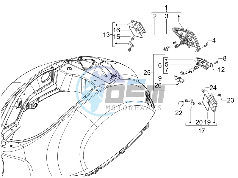 Tail light - Turn signal lamps