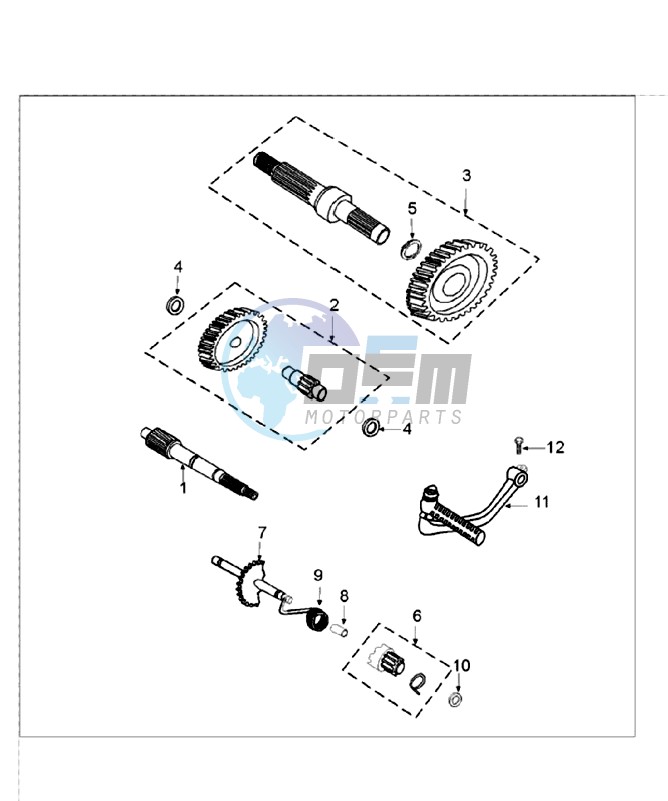 DRIVE SHAFTS / KICKSTARTER