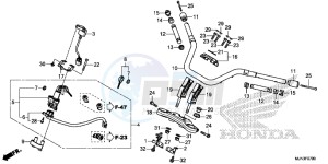 CTX1300AE CTX1300A UK - (E) drawing HANDLE PIPE/ TOP BRIDGE