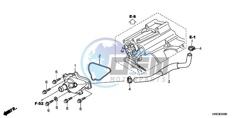 WATER PUMP COVER