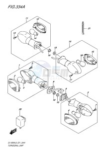 DL1000 ABS V-STROM EU drawing TURNSIGNAL LAMP