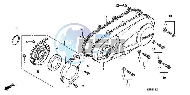 LEFT CRANKCASE COVER