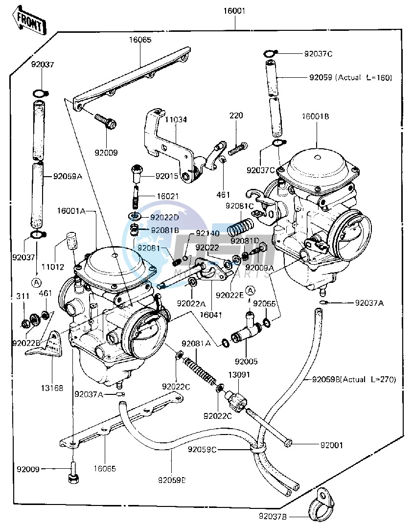 CARBURETOR ASSY -- 81 B2- -