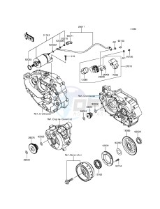 NINJA_250SL_ABS BX250BFF XX (EU ME A(FRICA) drawing Starter Motor