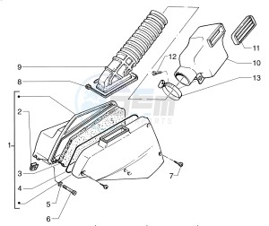 Sfera 125cc drawing Air box