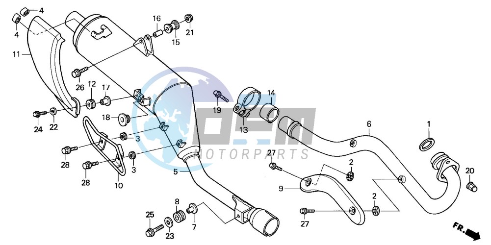 EXHAUST MUFFLER