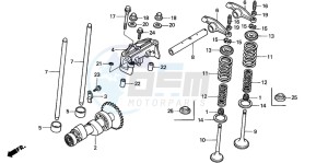 TRX350FM RANCHER 4X4 drawing CAMSHAFT