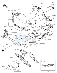 Z650 ER650HHF XX (EU ME A(FRICA) drawing Side Covers/Chain Cover