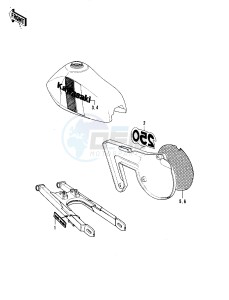 KX 250 A [KX250] (A6-A7) [KX250] drawing LABELS