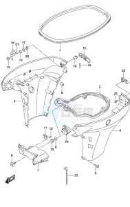 DF 50A drawing Side Cover High Thrust