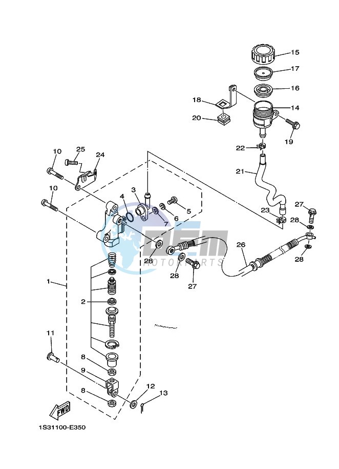 REAR MASTER CYLINDER