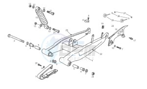 RCR_SMT 50 drawing Swing arm - Shock absorber