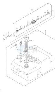 DF 9.9 drawing Fuel Tank