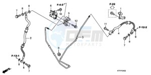 SH1259 E / 3E drawing RR. BRAKE HOSE/BRAKE PIPE (SH1259/1509)