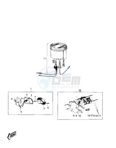 C2 SS TR [ROADRUNNER] (SS-TR) 125 [ROADRUNNER] drawing METER_TAILLIGHT