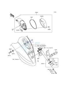 VULCAN 900 CLASSIC VN900BFFA GB XX (EU ME A(FRICA) drawing Taillight(s)