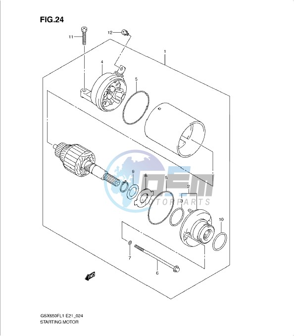 STARTING MOTOR