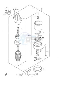 DF 50 drawing Starting Motor