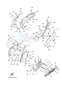 MT09A MT-09 ABS 900 (2DRF 2DRG) drawing SIDE COVER