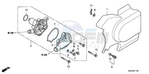 VT750CA9 Europe Direct - (ED / MK) drawing WATER PUMP