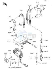 ZG 1200 B [VOYAGER XII] (B6-B9) [VOYAGER XII] drawing IGNITION SYSTEM