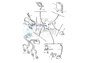 YZF R THUNDER CAT 600 drawing ELECTRICAL DEVICES