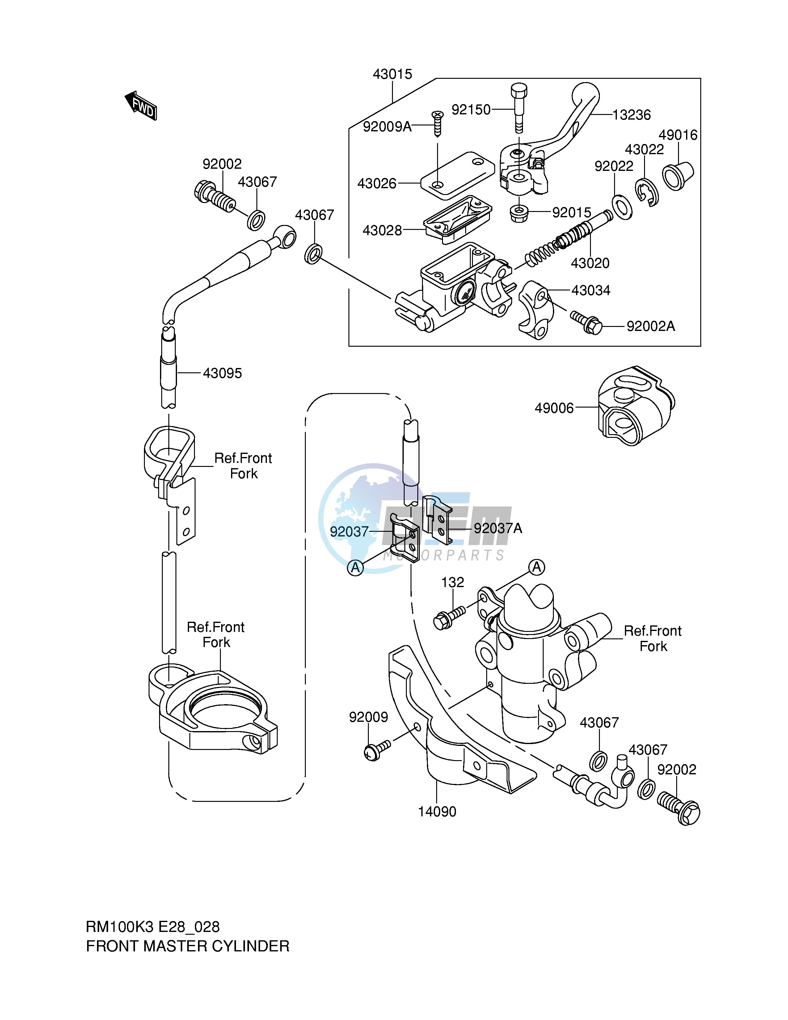 FRONT MASTER CYLINDER