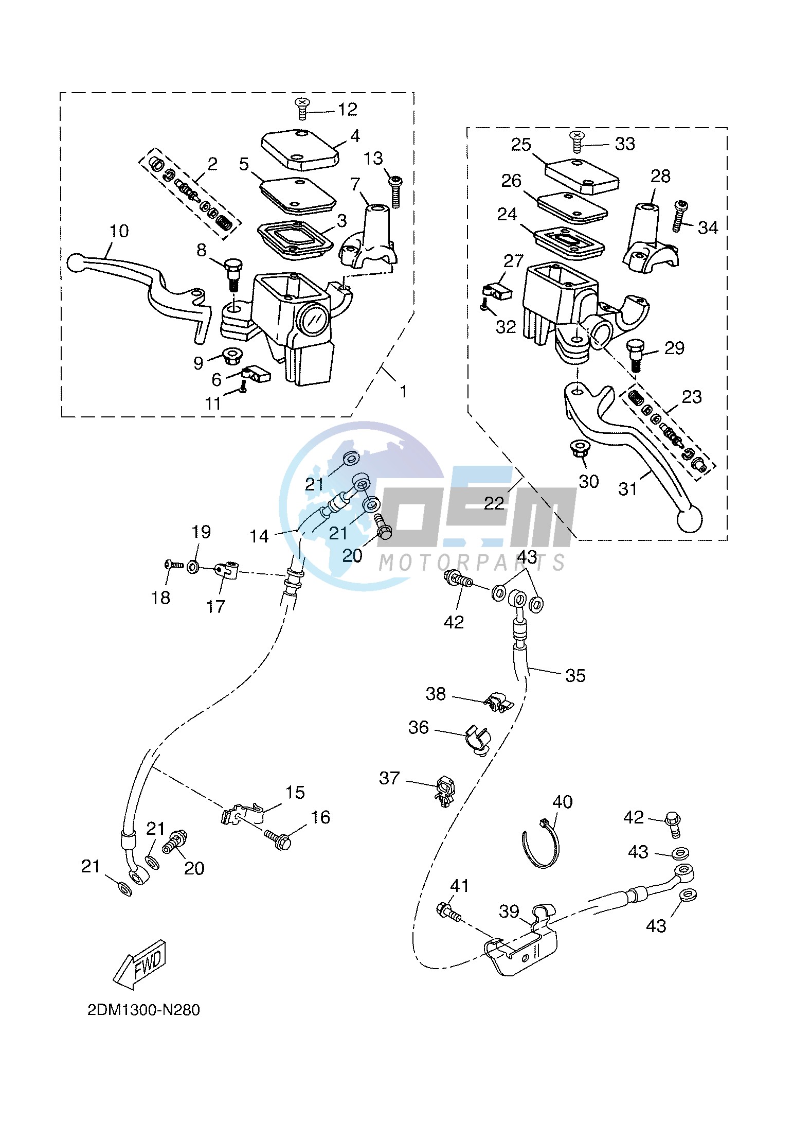 FRONT MASTER CYLINDER