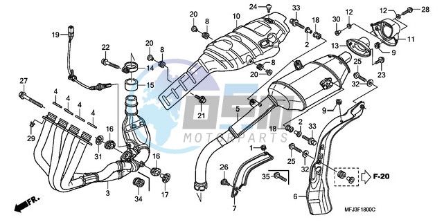 EXHAUST MUFFLER