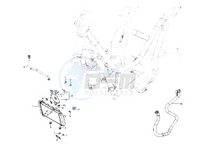 BEVERLY 125-200 drawing Cooling system