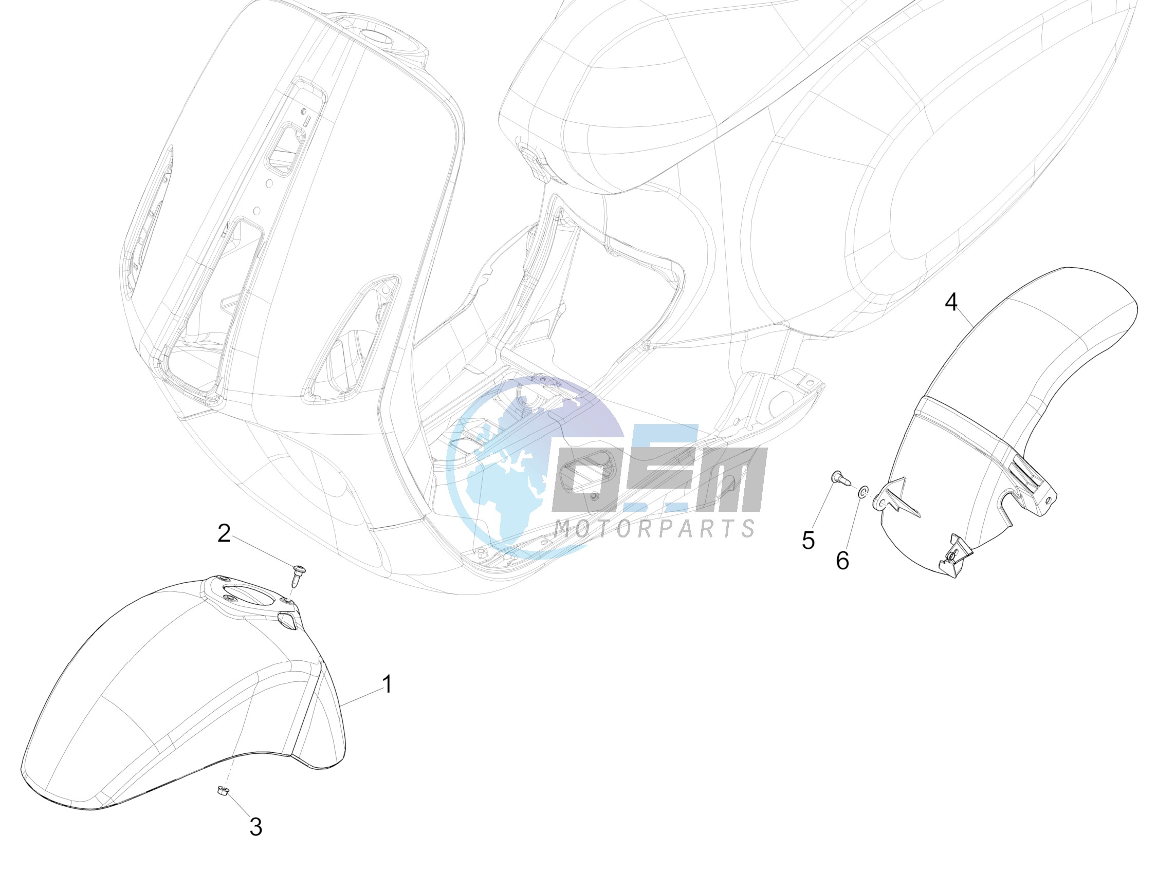 Wheel huosing - Mudguard