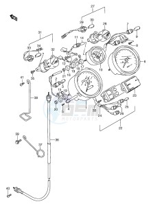 GSX750F (E2) drawing SPEEDOMETER