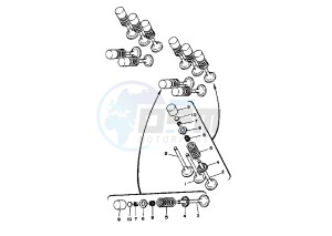 TRX 850 drawing VALVE