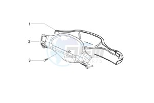 Typhoon 50 2t e2 drawing Handlebar cover