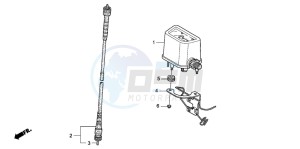 CRF250X drawing METER