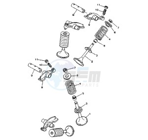 XVS A DRAG STAR CLASSIC 1100 drawing VALVE