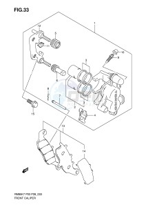 RM85 (P3-P28) drawing FRONT CALIPER