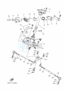 YFM700FWBD KODIAK 700 EPS (B5KS) drawing STEERING