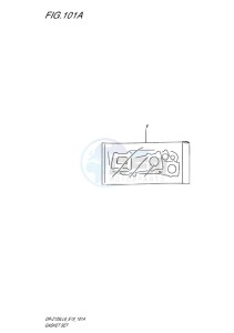 DR-Z125L EU drawing GASKET SET