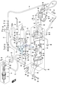 DF 225 drawing Fuel Pump/Fuel Vapor Separator