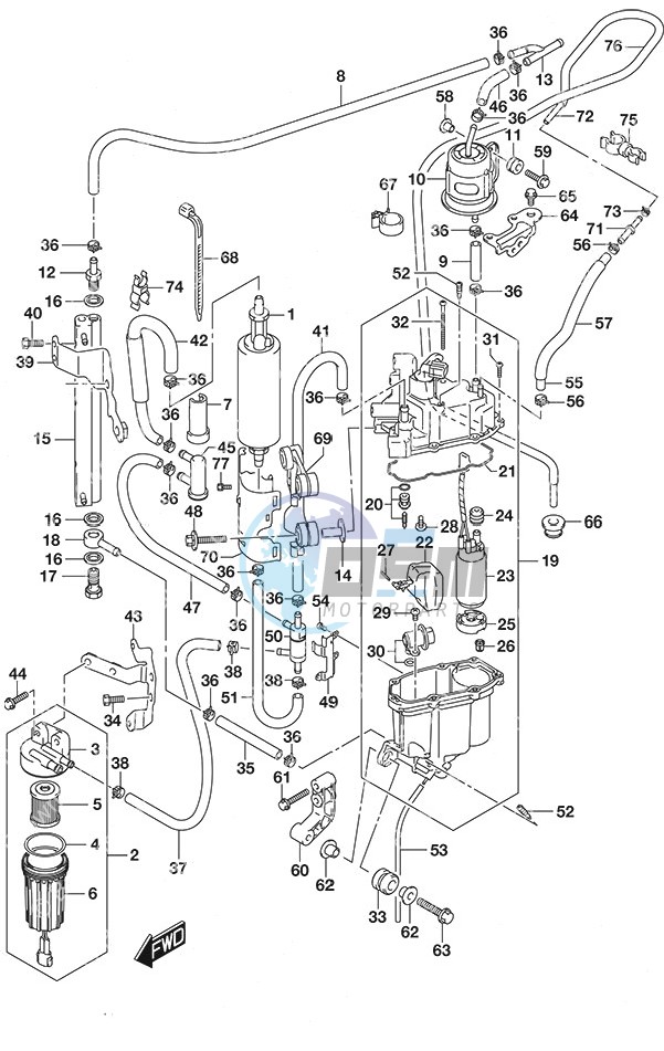 Fuel Pump/Fuel Vapor Separator