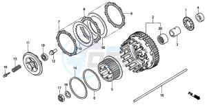 VFR800A drawing CLUTCH