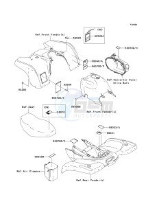 KVF 360 B [PRAIRIE 360] (B1-B3) [PRAIRIE 360] drawing LABELS-- B3- -